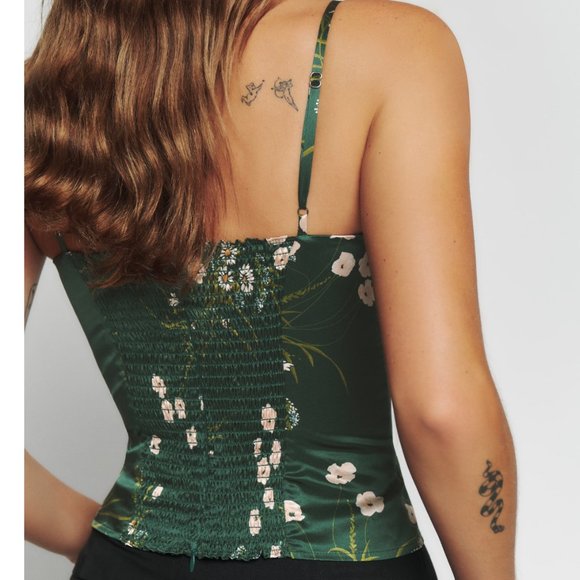 ✨ EUC Reformation Overland Silk Top - Buena - Picture 3 of 7